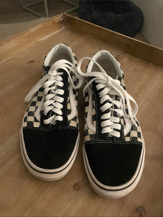 Vans Other - Vans Checkerboard Black and White Old Skool Sneakers Men’s 8 women’s 9.5